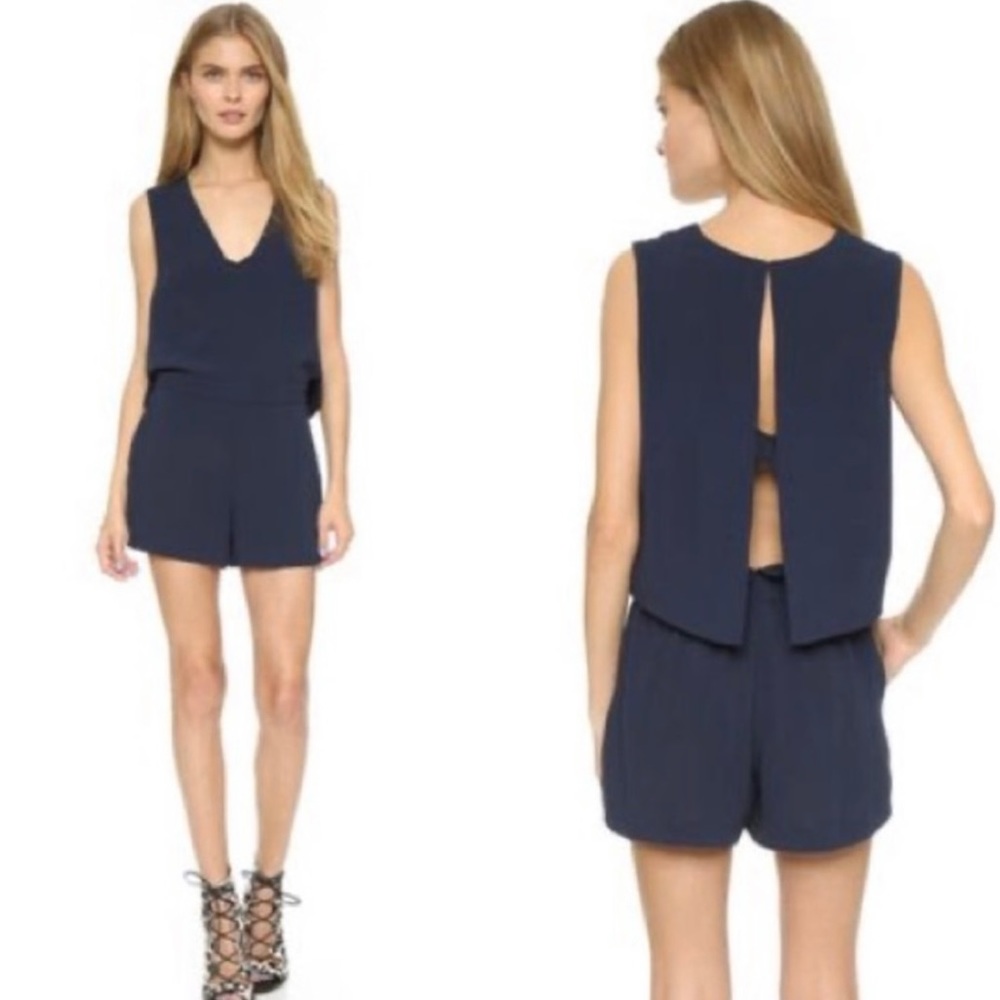 Club Monaco Karis Romper Navy